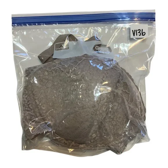 Torrid 42DD Lace Underwire Bra In Taupe Adjustable Straps‎ FLAW - Picture 5 of 5